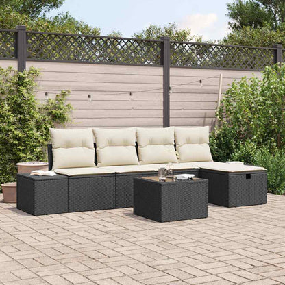 Bankstel Met Kussen 5 Pcs Poly Rattan