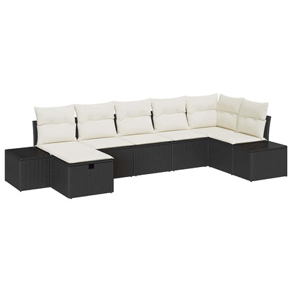 Bankstel Met Kussen 8 Pcs Poly Rattan