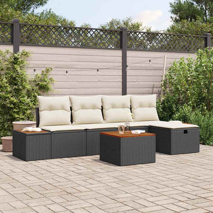 Tuin Sofa Set Met Kussen 5 Pcs Poly Riet