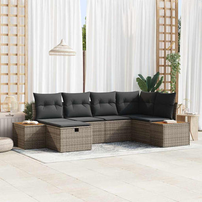 Tuin Sofa Set Met Kussen Met Opslag Poly Rattan