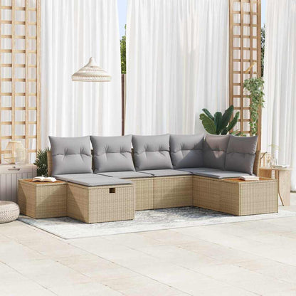 Tuin Sofa Set Met Kussen Met Opslag Poly Rattan
