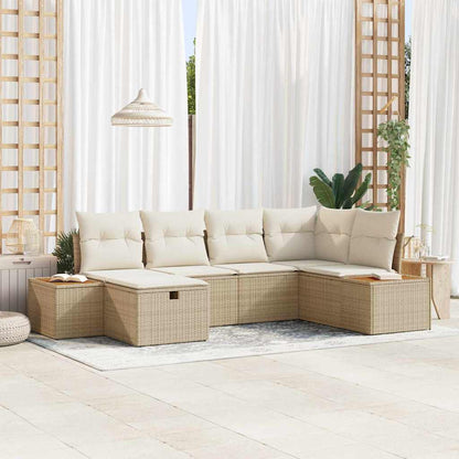 Tuin Sofa Set Met Kussen Met Opslag Poly Rattan