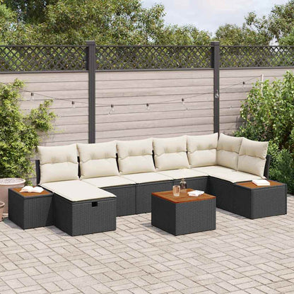 Tuin Sofa Set Met Kussen 7 Pcs Poly Riet