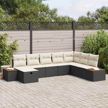 Tuin Sofa Set Met Kussen Met Opslag Poly Rattan