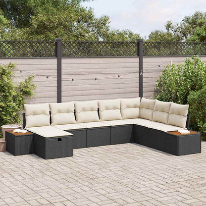 Tuin Sofa Set Met Kussen Met Opslag Poly Rattan