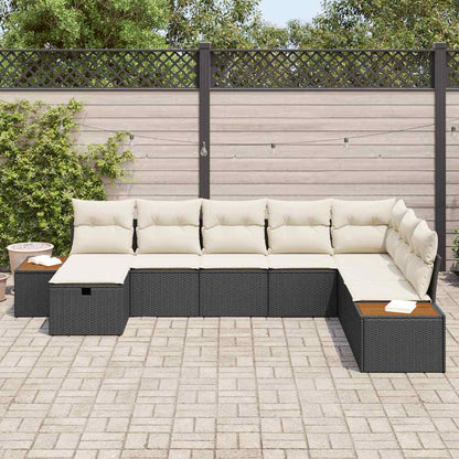 Tuin Sofa Set Met Kussen Met Opslag Poly Rattan