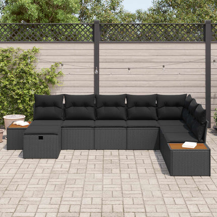 Tuin Sofa Set Met Kussen Met Opslag Poly Rattan