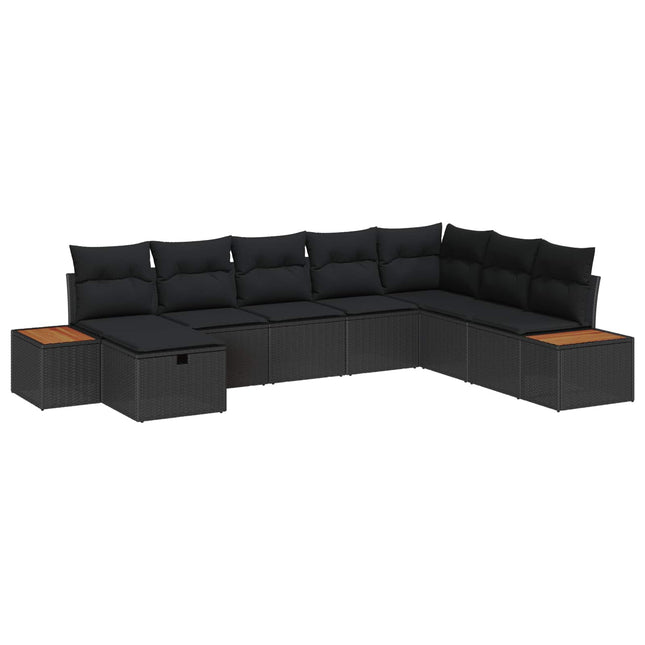 Tuin Sofa Set Met Kussen Met Opslag Poly Rattan