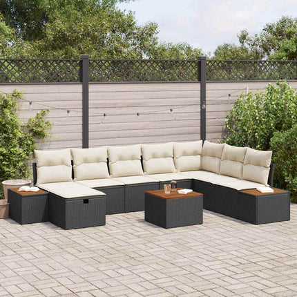 Tuin Sofa Set Met Kussen Met Opslag Poly Rattan
