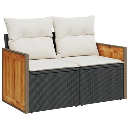 Tuinbankenset Met Kussen 9 Pcs En Crème