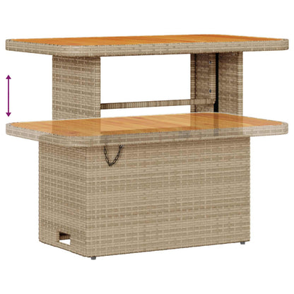 Tuinbankenset Met Kussen 10 Pcs En Licht Grijs