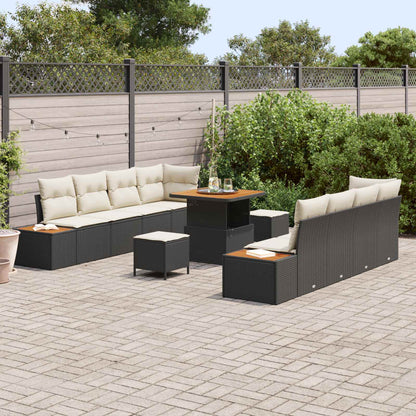 Tuinbankenset Met Kussen 11 Pcs En Crème