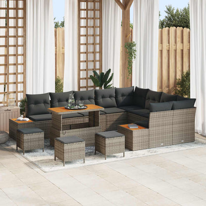 Tuinbankenset Met Kussen 12 Pcs En Crème