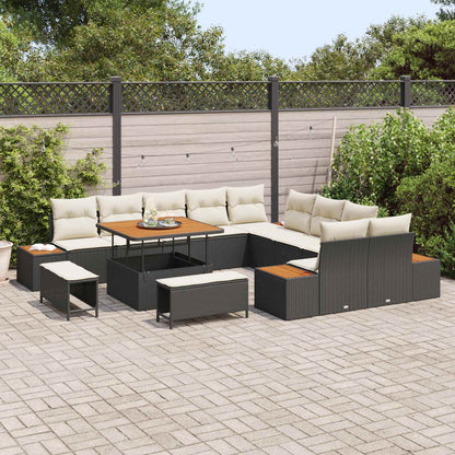 Tuinbankenset Met Kussen 13 Pcs En Crème