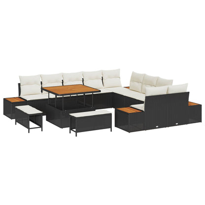 Tuinbankenset Met Kussen 13 Pcs En Crème