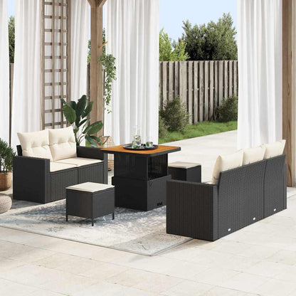 Tuin Sofa Set Met Kussen 8 Pcs Poly Rattan