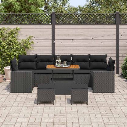Tuinbankenset Met Kussen 13 Pcs Poly Rattan