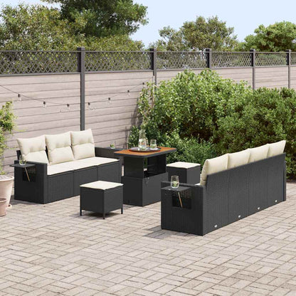 Tuin Sofa Set Met Kussen Met Opslag 10 Pcs En Crème