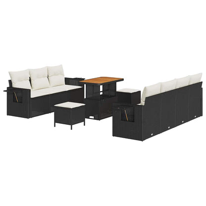 Tuin Sofa Set Met Kussen Met Opslag 10 Pcs En Crème