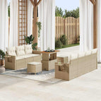 90 cm tafellengte / beige en crèmewit