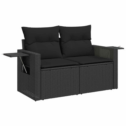 Tuinbankenset Met Kussen 9 Pcs Poly Rattan