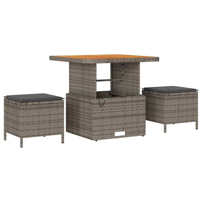 Tuin Sofa Set Met Kussen Met Opslag 8 Pcs Poly Rattan
