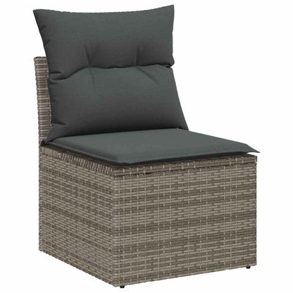 Tuin Sofa Set Met Kussen Met Opslag 8 Pcs Poly Rattan