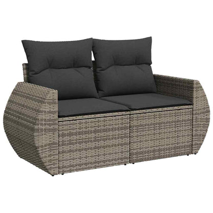 Tuin Sofa Set Met Kussen Met Opslag 8 Pcs Poly Rattan
