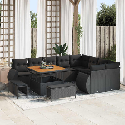 Tuin Sofa Set Met Kussen Met Opslag 12 Pcs En Crème
