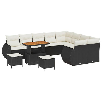 Tuin Sofa Set Met Kussen Met Opslag 12 Pcs En Crème