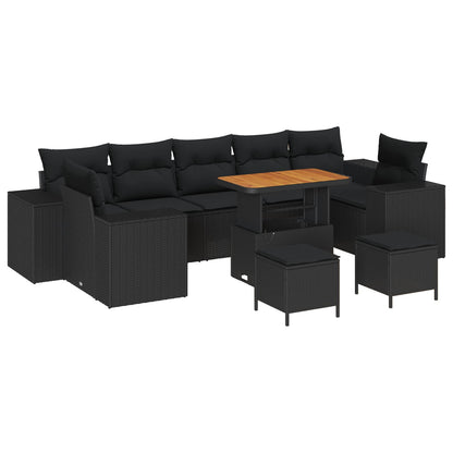 Tuin Sofa Set Met Kussen Met Opslag Met Kussen 10 Pcs
