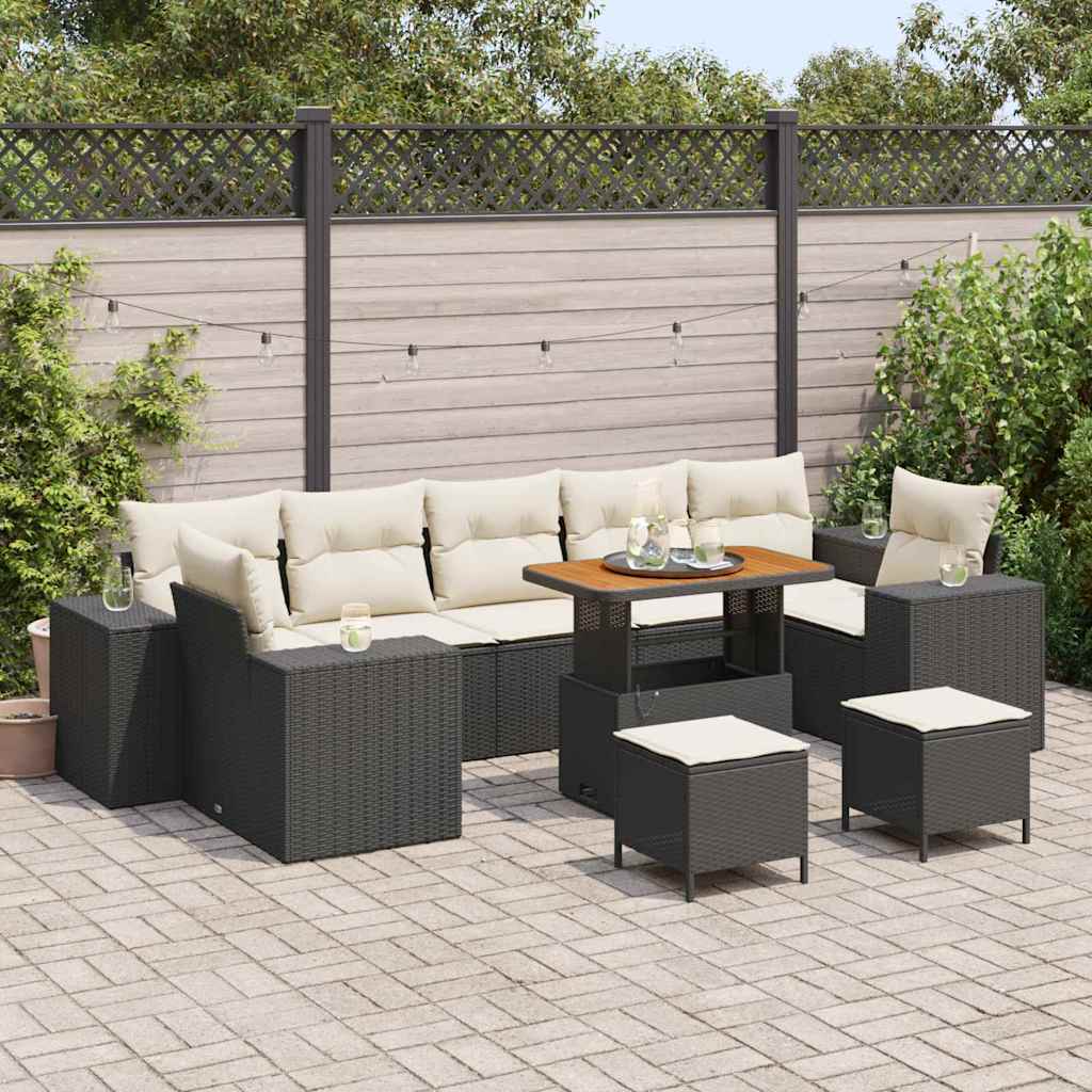 Tuin Sofa Set Met Kussen Met Opslag Met Kussen 10 Pcs