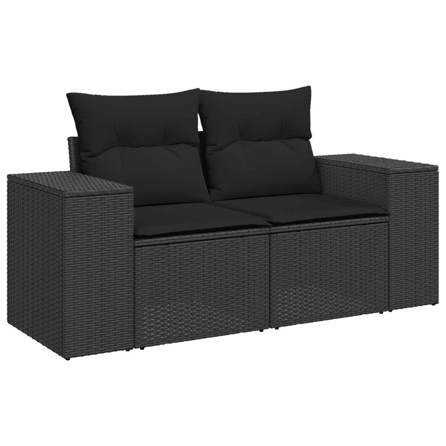 Tuin Sofa Set Met Kussen 9 Pcs Poly Rattan
