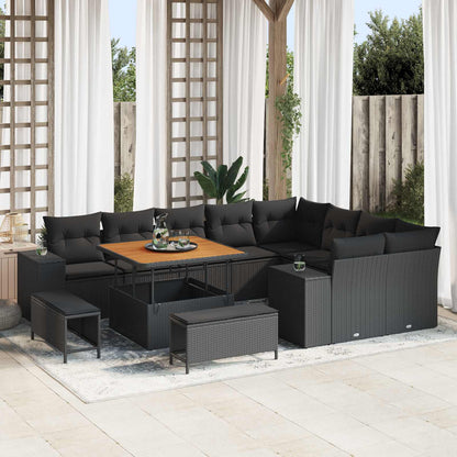 Tuin Sofa Set Met Kussen Met Opslag Met Kussen 12 Pcs