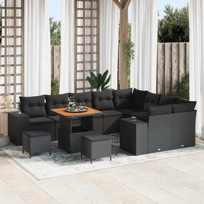 Tuin Sofa Set Met Kussen Met Opslag Met Kussen 12 Pcs