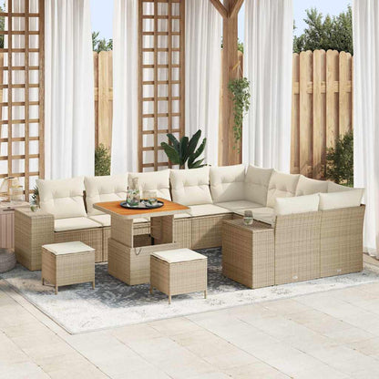 Tuin Sofa Set Met Kussen Met Opslag Met Kussen 12 Pcs