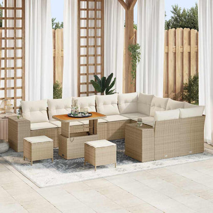 Tuin Sofa Set Met Kussen Met Opslag Met Kussen 12 Pcs