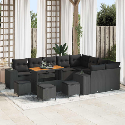 Tuin Sofa Set Met Kussen Met Opslag Met Kussen 12 Pcs