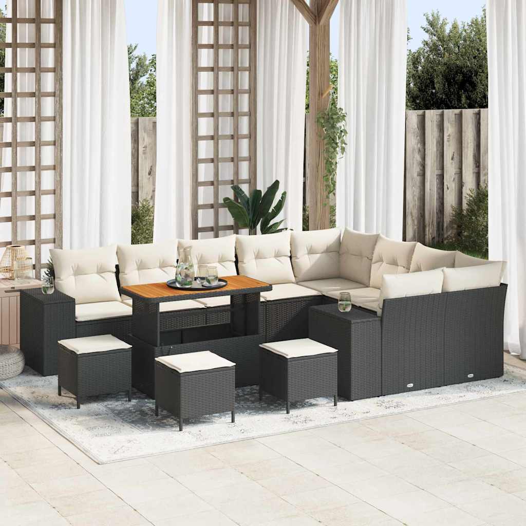 Tuin Sofa Set Met Kussen Met Opslag Met Kussen 12 Pcs