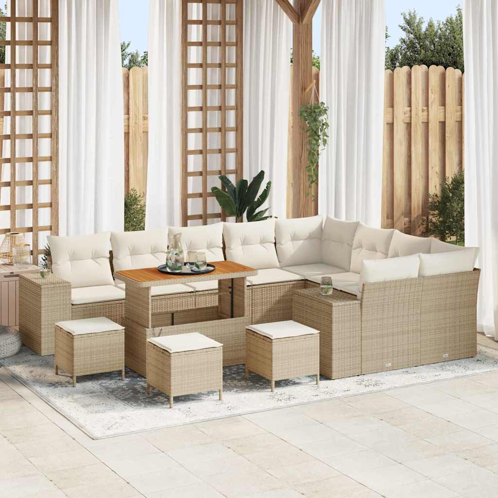 Tuin Sofa Set Met Kussen Met Opslag Met Kussen 12 Pcs