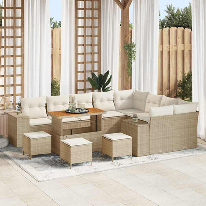 Tuin Sofa Set Met Kussen Met Opslag Met Kussen 12 Pcs
