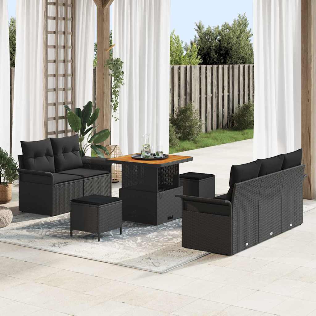 Tuin Sofa Set Met Kussen Met Opslag 8 Pcs