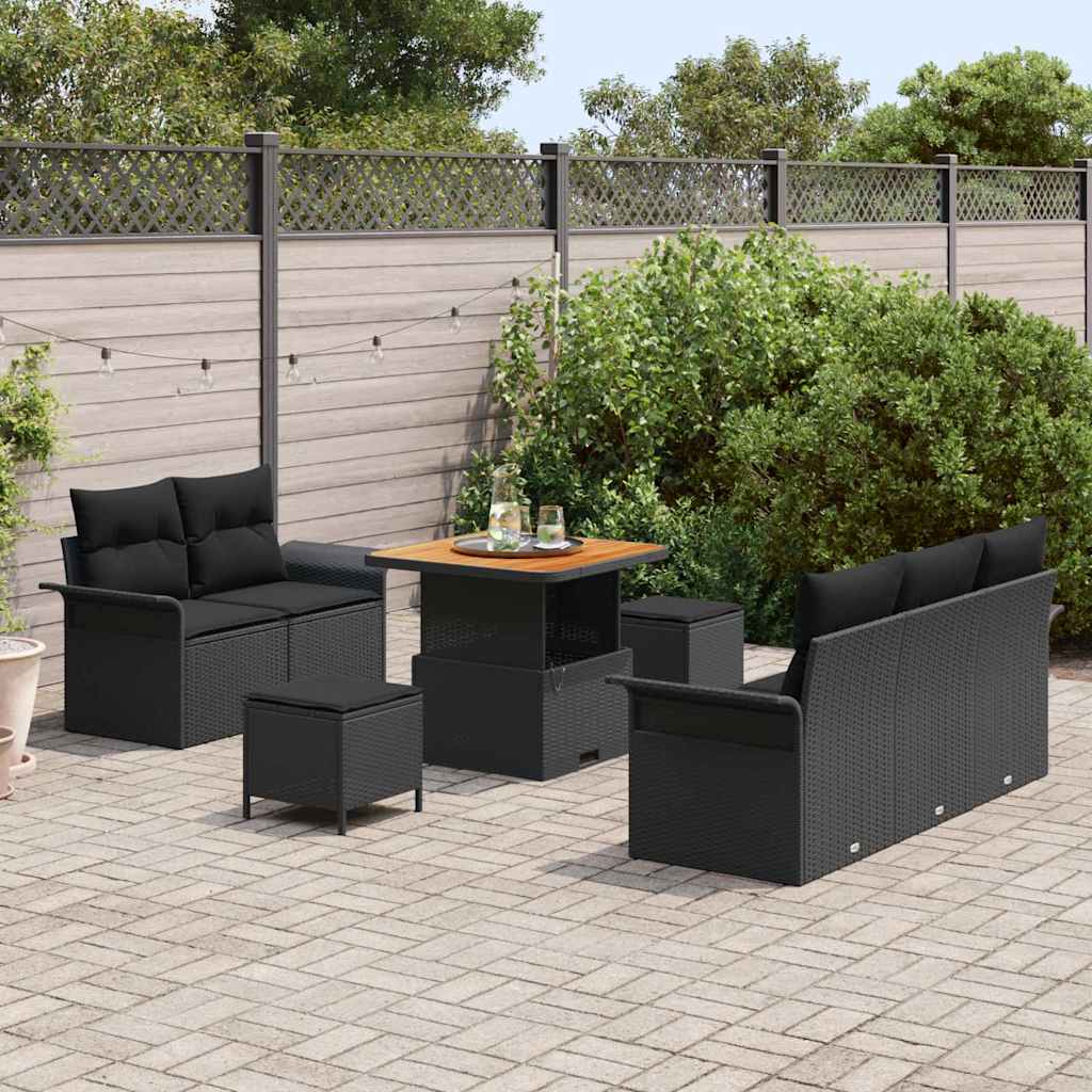 Tuin Sofa Set Met Kussen Met Opslag 8 Pcs