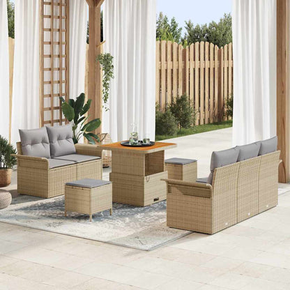Tuin Sofa Set Met Kussen Met Opslag 8 Pcs