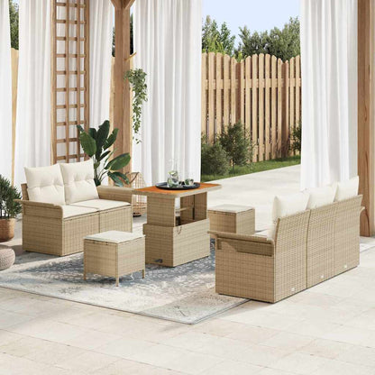 Tuin Sofa Set Met Kussen Met Opslag 8 Pcs
