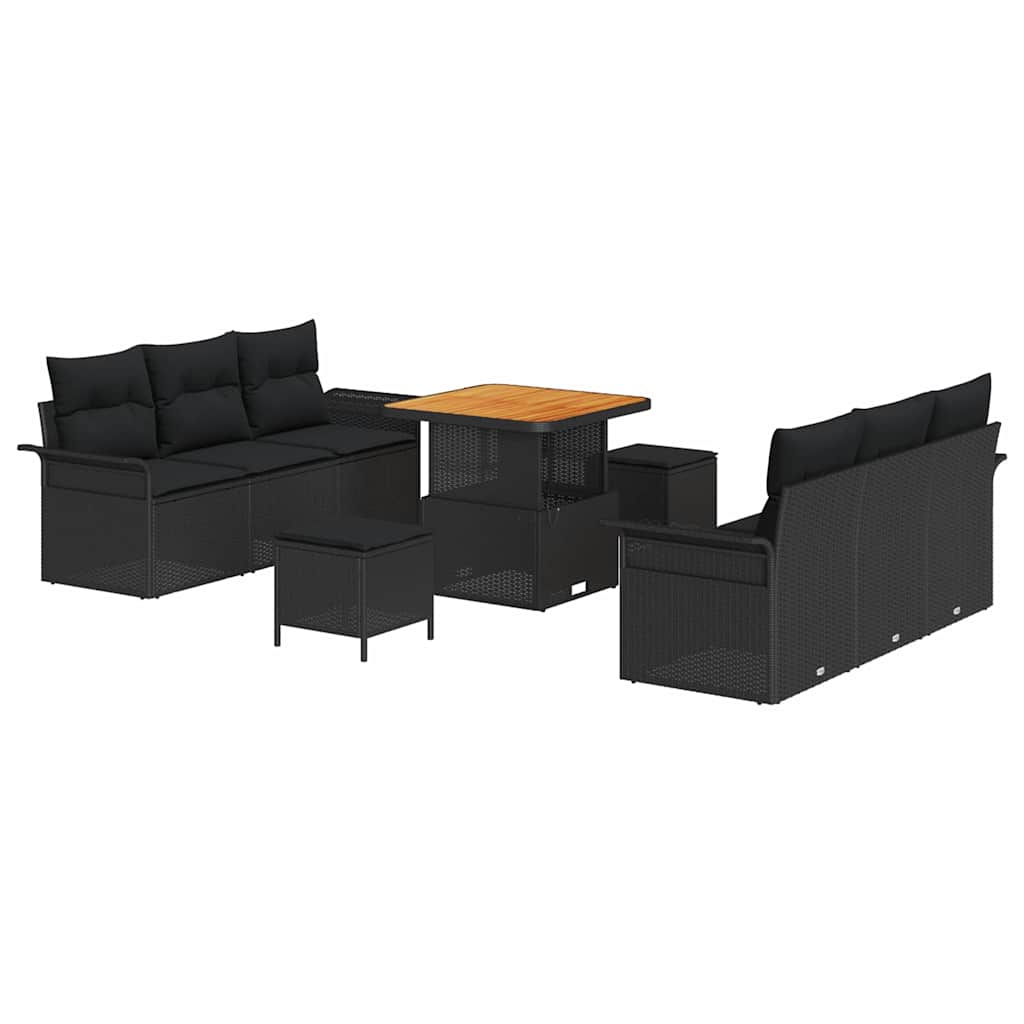 Tuin Sofa Set Met Kussen Met Opslag 9 Pcs