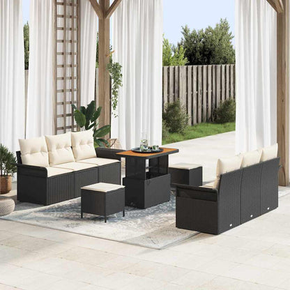 Tuin Sofa Set Met Kussen Met Opslag 9 Pcs