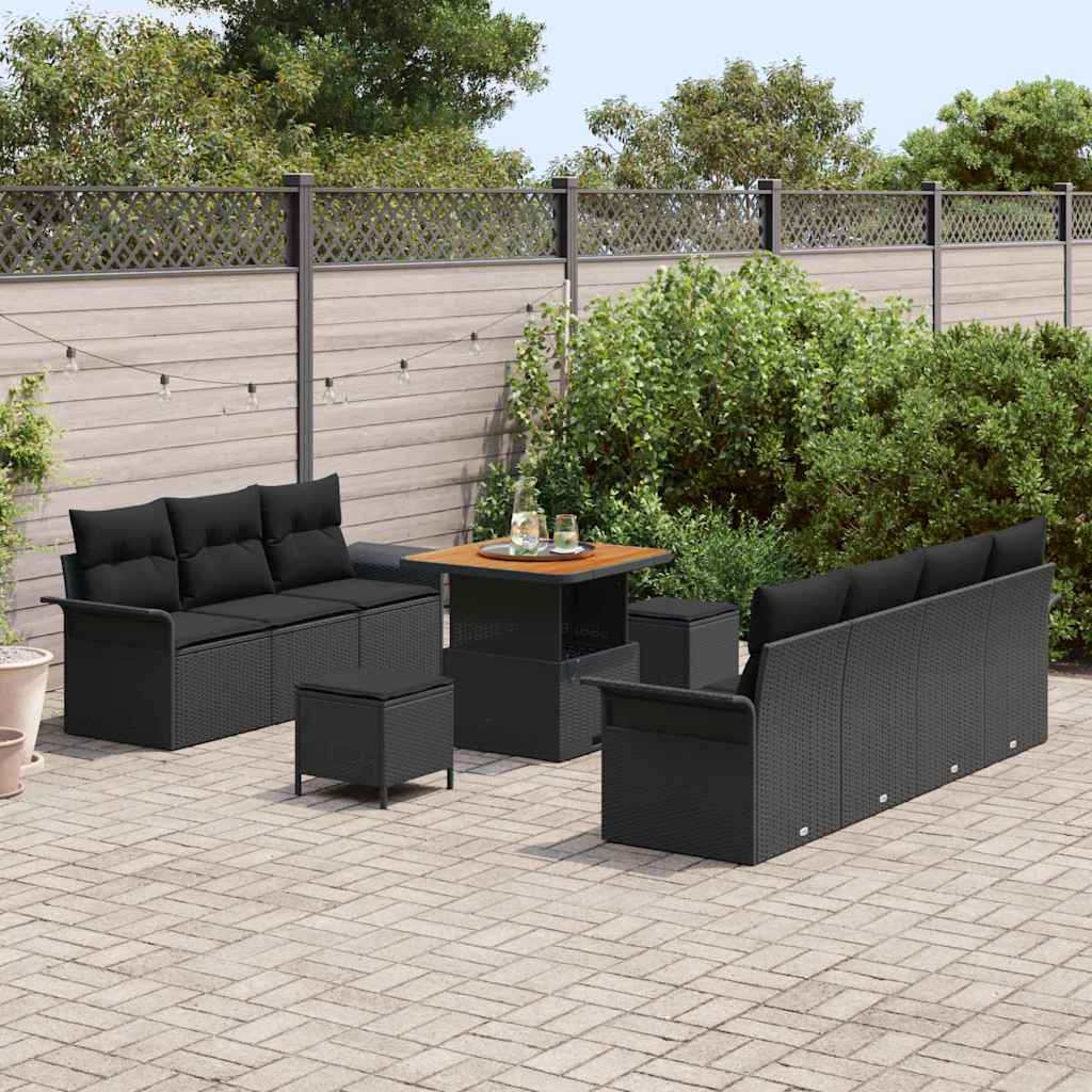 Tuin Sofa Set Met Kussen Met Opslag Met Kussen 10 Pcs