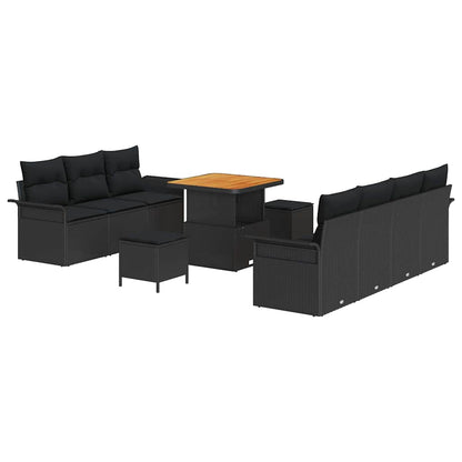 Tuin Sofa Set Met Kussen Met Opslag Met Kussen 10 Pcs