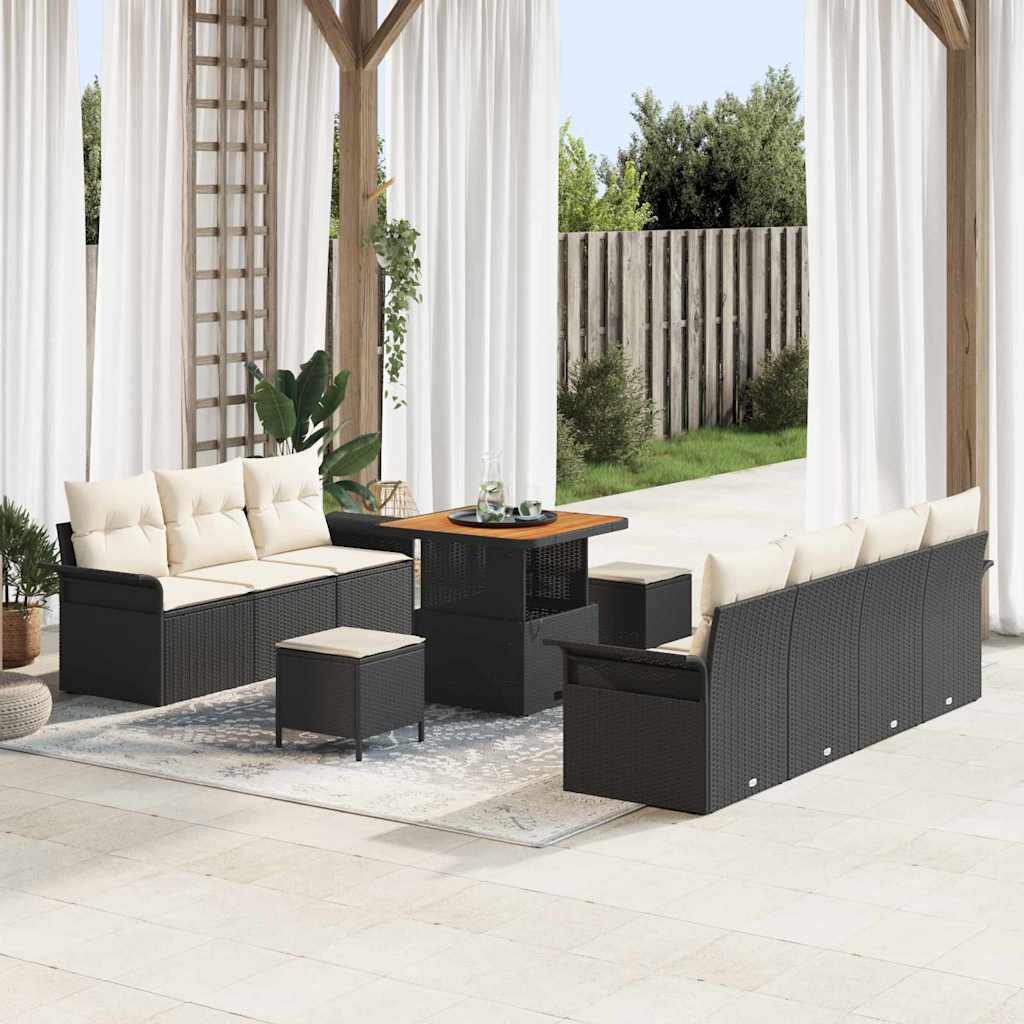 Tuin Sofa Set Met Kussen Met Opslag Met Kussen 10 Pcs